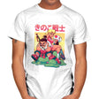 The Mushroom Warrior - Mens T-Shirts RIPT Apparel Small / White