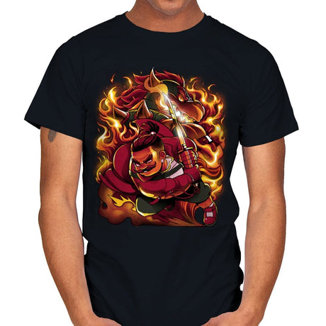The Mushroom Warrior Revenge - Mens T-Shirts RIPT Apparel Small / Black