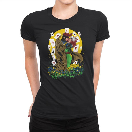 The Mutant Kiss - Womens Premium T-Shirts RIPT Apparel Small / Black