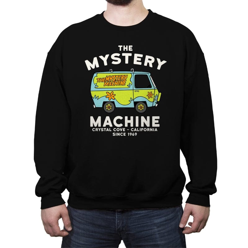 The Mystery Machine - Crew Neck Sweatshirt Crew Neck Sweatshirt RIPT Apparel Small / Black