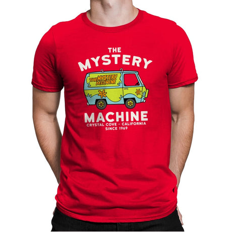 The Mystery Machine - Mens Premium T-Shirts RIPT Apparel Small / Red