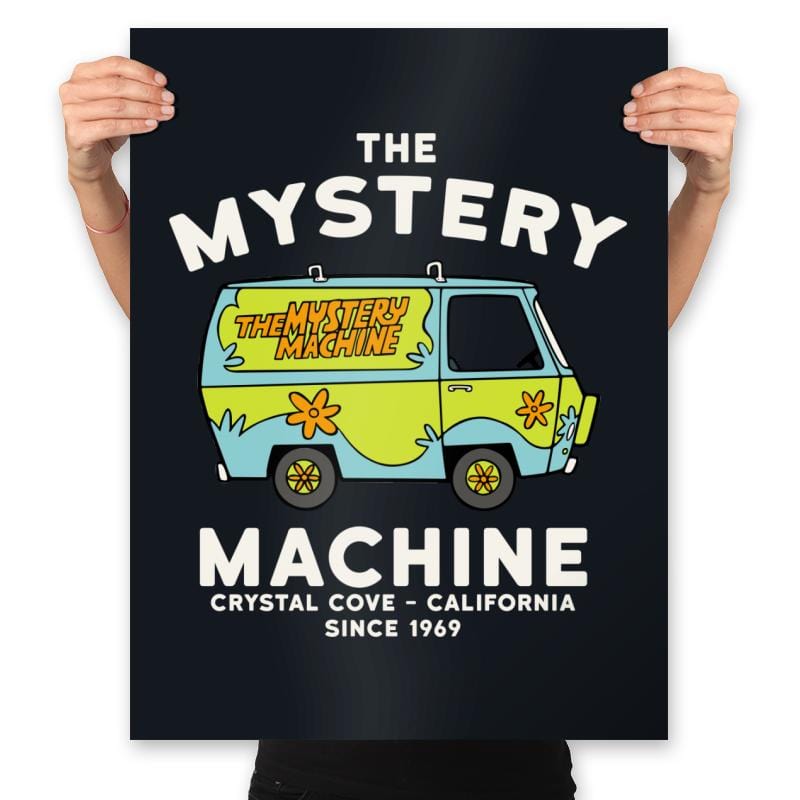 The Mystery Machine - Prints Posters RIPT Apparel 18x24 / Black