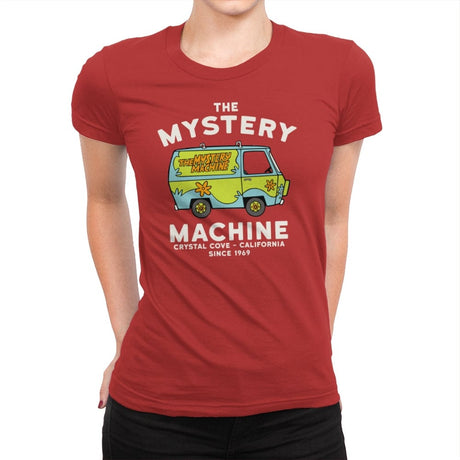The Mystery Machine - Womens Premium T-Shirts RIPT Apparel Small / Red
