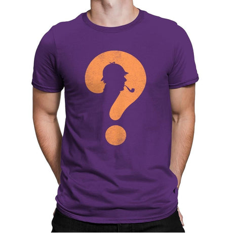 The Mystery Man - Mens Premium T-Shirts RIPT Apparel Small / Purple Rush