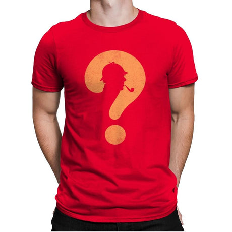 The Mystery Man - Mens Premium T-Shirts RIPT Apparel Small / Red