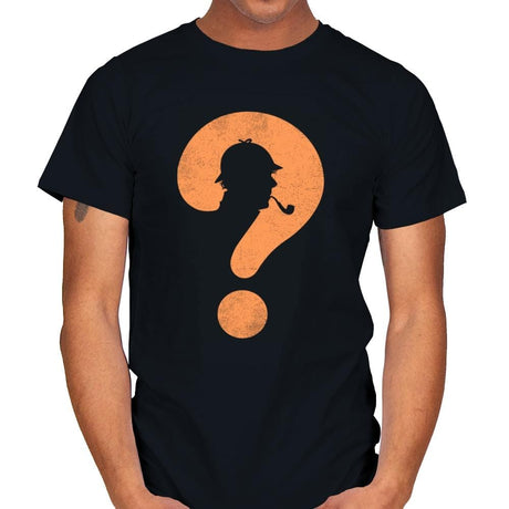 The Mystery Man - Mens T-Shirts RIPT Apparel Small / Black