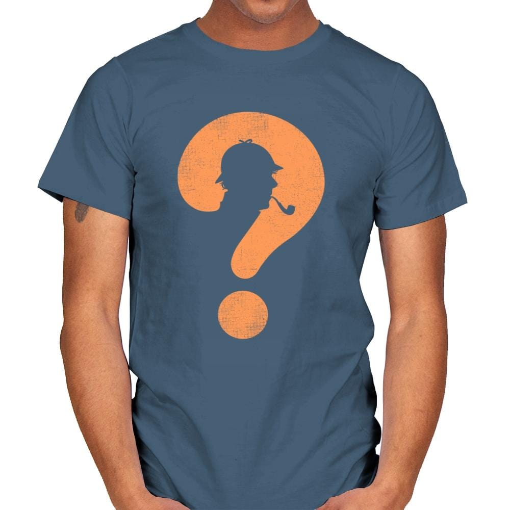 The Mystery Man - Mens T-Shirts RIPT Apparel Small / Indigo Blue