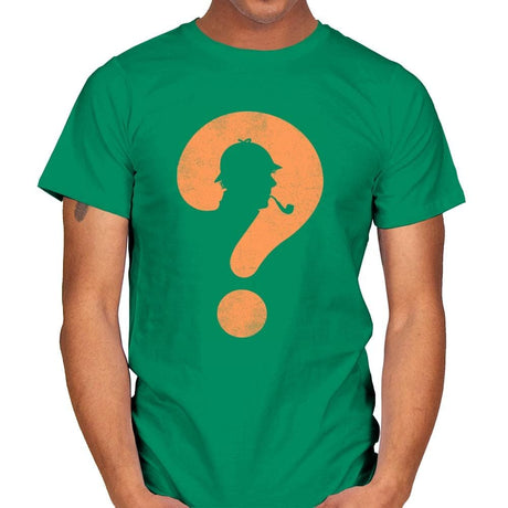 The Mystery Man - Mens T-Shirts RIPT Apparel Small / Kelly Green