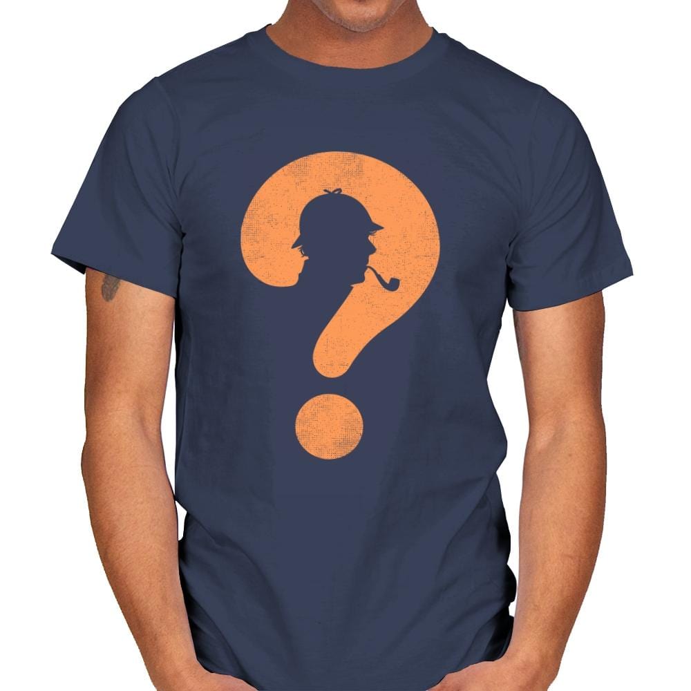 The Mystery Man - Mens T-Shirts RIPT Apparel Small / Navy