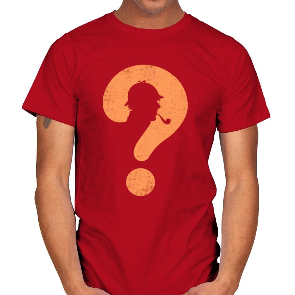 The Mystery Man - Mens T-Shirts RIPT Apparel Small / Red
