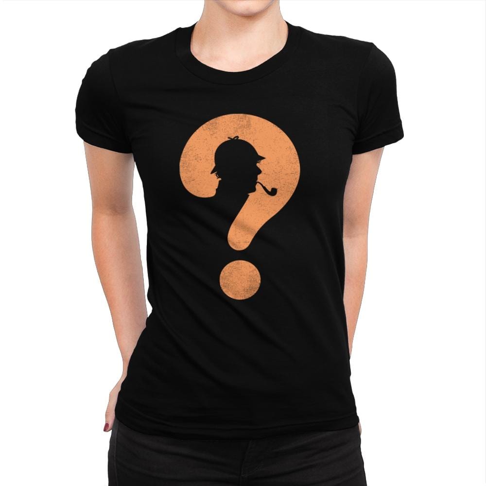 The Mystery Man - Womens Premium T-Shirts RIPT Apparel Small / Indigo