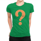 The Mystery Man - Womens Premium T-Shirts RIPT Apparel Small / Kelly Green