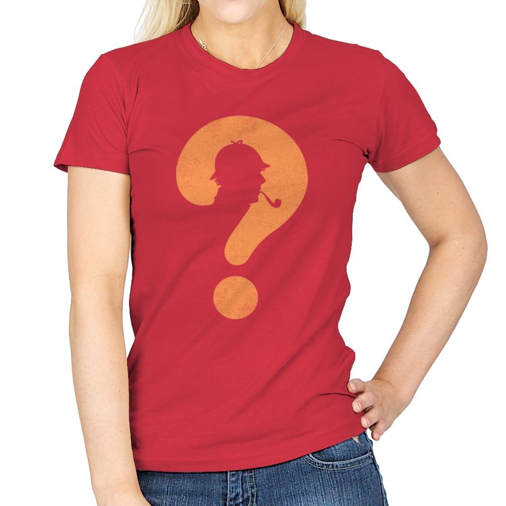 The Mystery Man - Womens T-Shirts RIPT Apparel Small / Red
