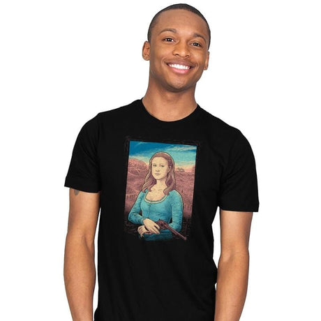 The Mystery of Dolores' Smile - Mens T-Shirts RIPT Apparel