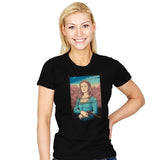 The Mystery of Dolores' Smile - Womens T-Shirts RIPT Apparel