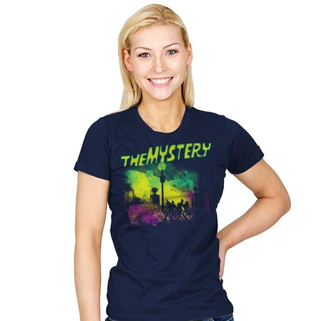 The Mystery - Womens T-Shirts RIPT Apparel Small / Navy