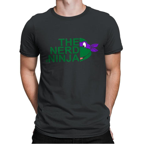 The Nerd Ninja - Mens Premium T-Shirts RIPT Apparel Small / Heavy Metal