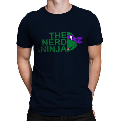 The Nerd Ninja - Mens Premium T-Shirts RIPT Apparel Small / Midnight Navy