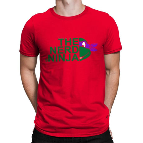 The Nerd Ninja - Mens Premium T-Shirts RIPT Apparel Small / Red