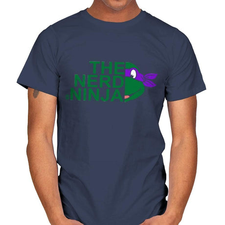 The Nerd Ninja - Mens T-Shirts RIPT Apparel Small / Navy