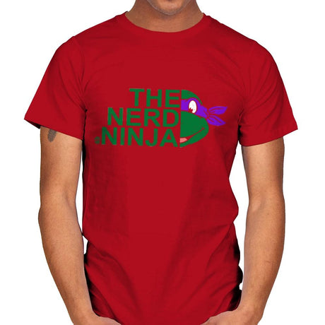 The Nerd Ninja - Mens T-Shirts RIPT Apparel Small / Red