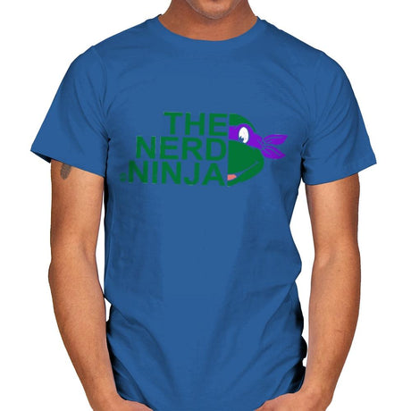 The Nerd Ninja - Mens T-Shirts RIPT Apparel Small / Royal