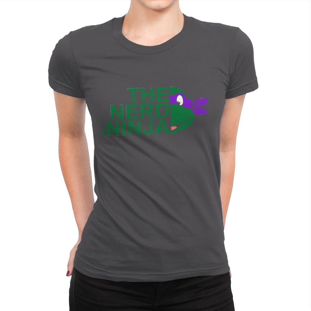 The Nerd Ninja - Womens Premium T-Shirts RIPT Apparel Small / Heavy Metal