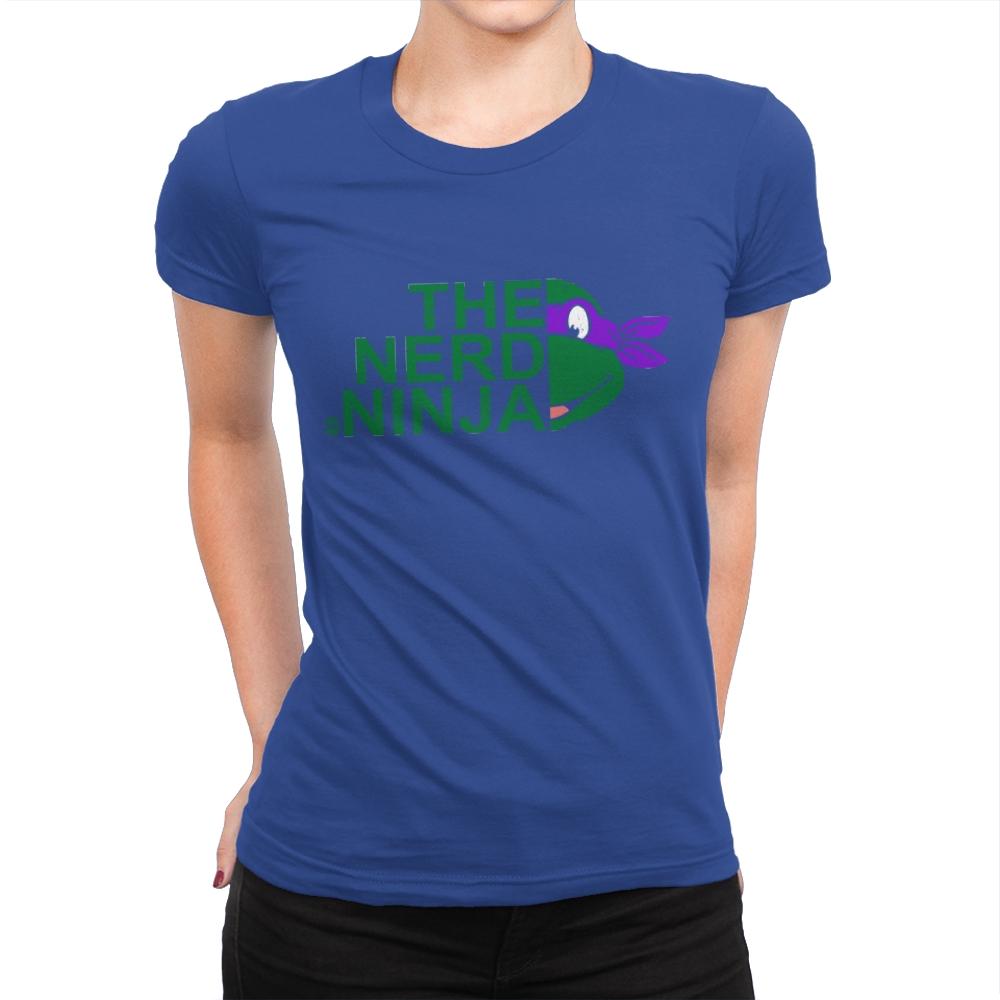 The Nerd Ninja - Womens Premium T-Shirts RIPT Apparel Small / Royal