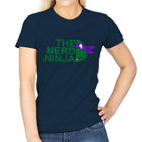 The Nerd Ninja - Womens T-Shirts RIPT Apparel Small / Navy