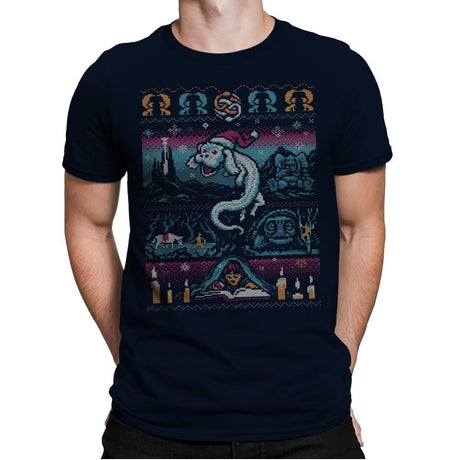 The Neverending Christmas - Mens Premium T-Shirts RIPT Apparel Small / 202945