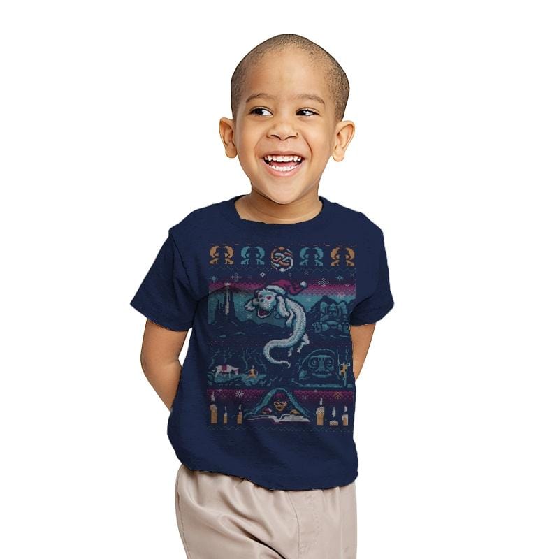 The Neverending Christmas - Youth T-Shirts RIPT Apparel X-small / 202945