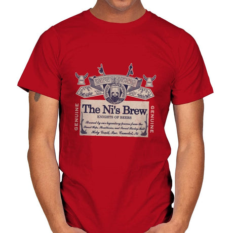 The Ni's Brew - Mens T-Shirts RIPT Apparel Small / Red