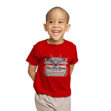 The Ni's Brew - Youth T-Shirts RIPT Apparel X-small / Red