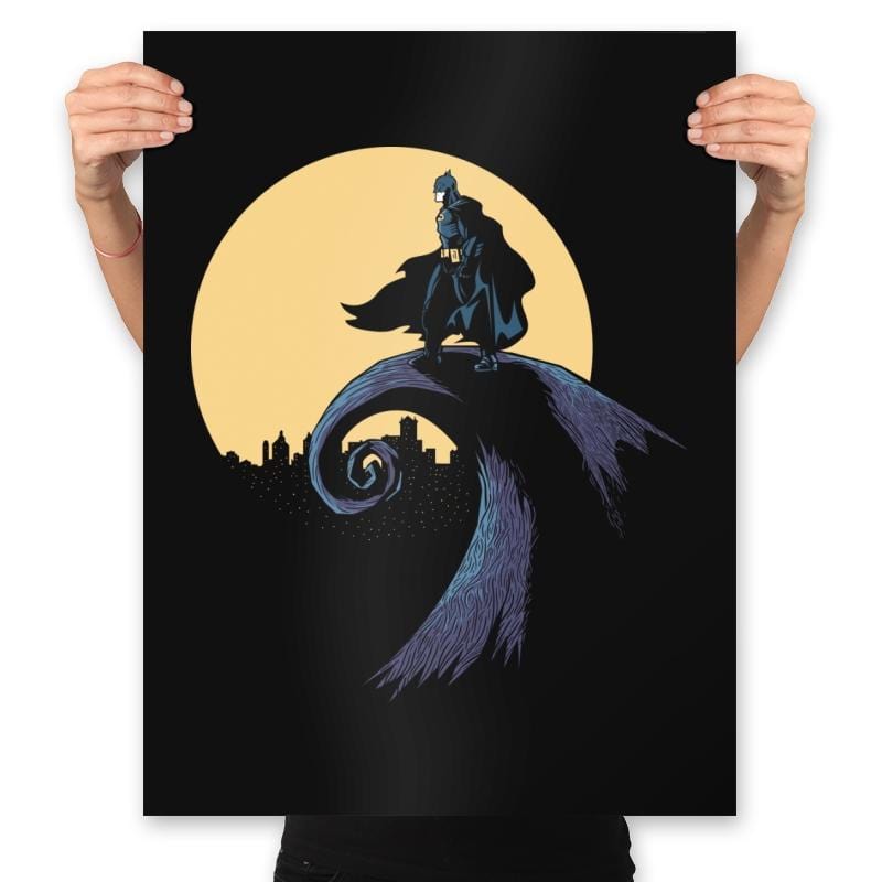 The Night Over - Prints Posters RIPT Apparel 18x24 / Black