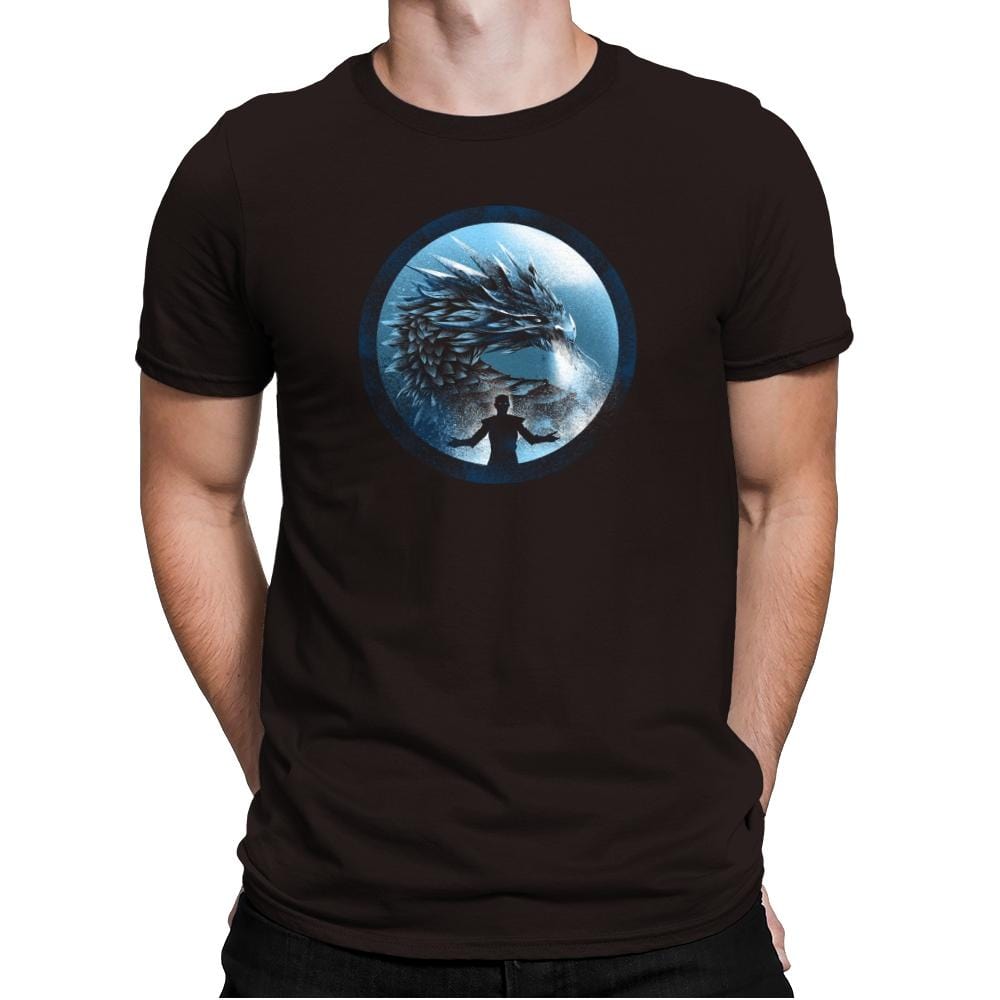 The Night's Dragon - Game of Shirts - Mens Premium T-Shirts RIPT Apparel Small / Dark Chocolate