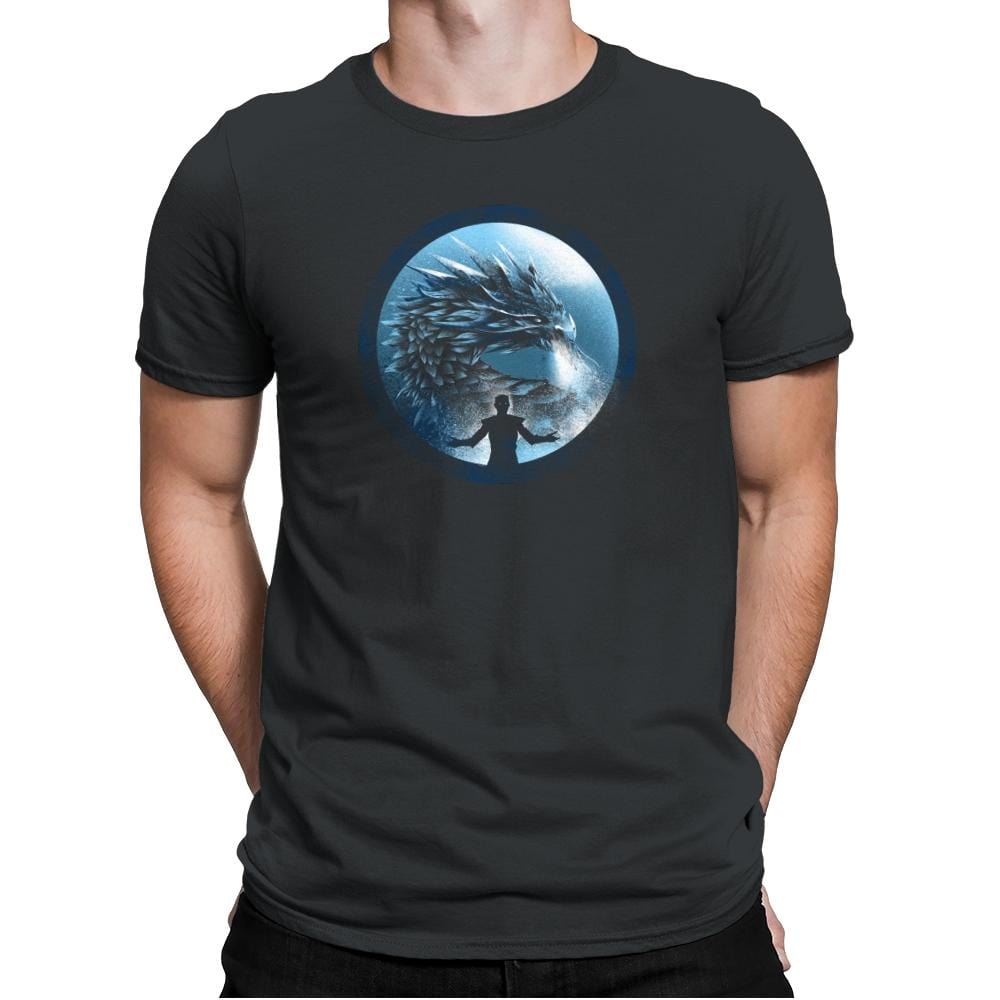 The Night's Dragon - Game of Shirts - Mens Premium T-Shirts RIPT Apparel Small / Heavy Metal