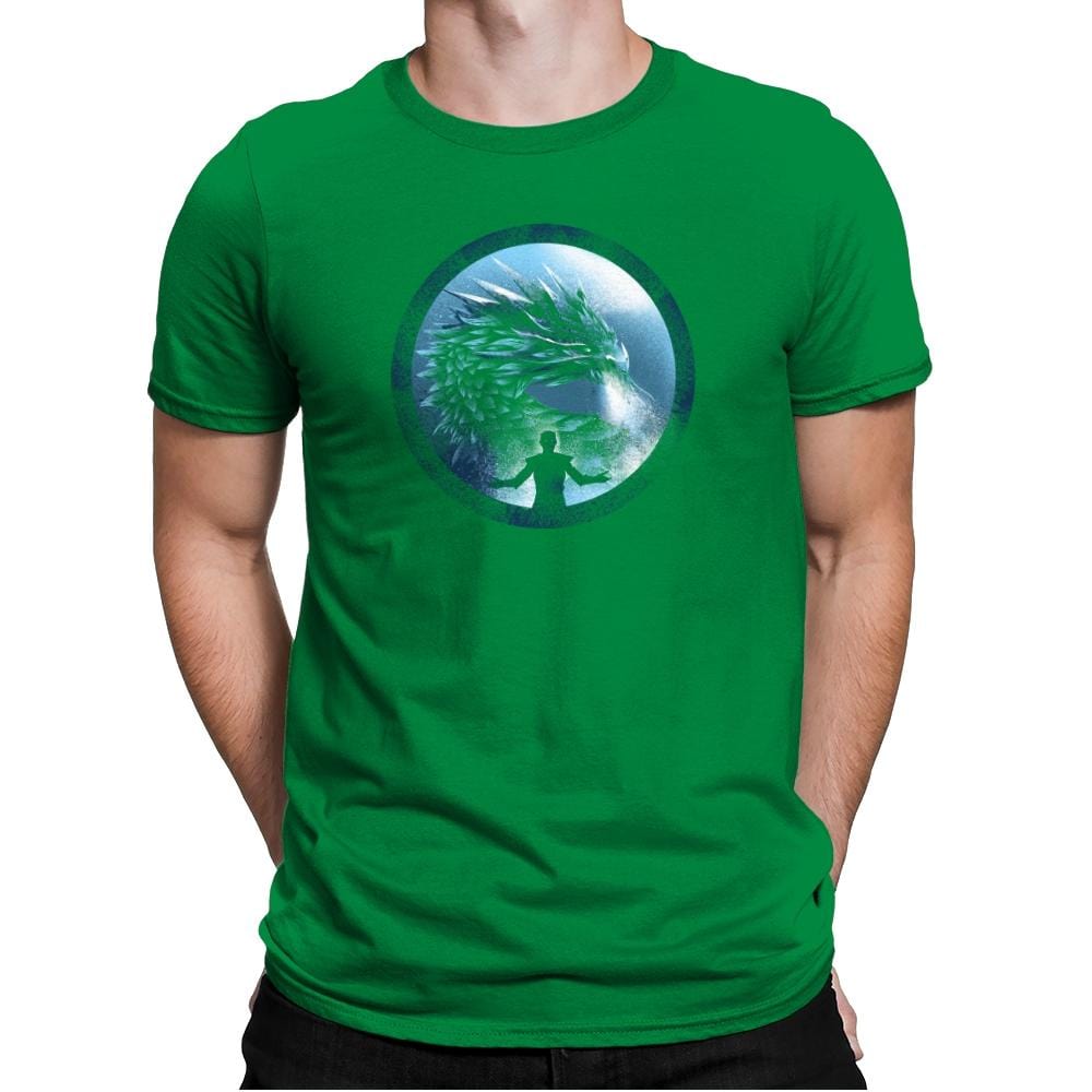 The Night's Dragon - Game of Shirts - Mens Premium T-Shirts RIPT Apparel Small / Kelly Green