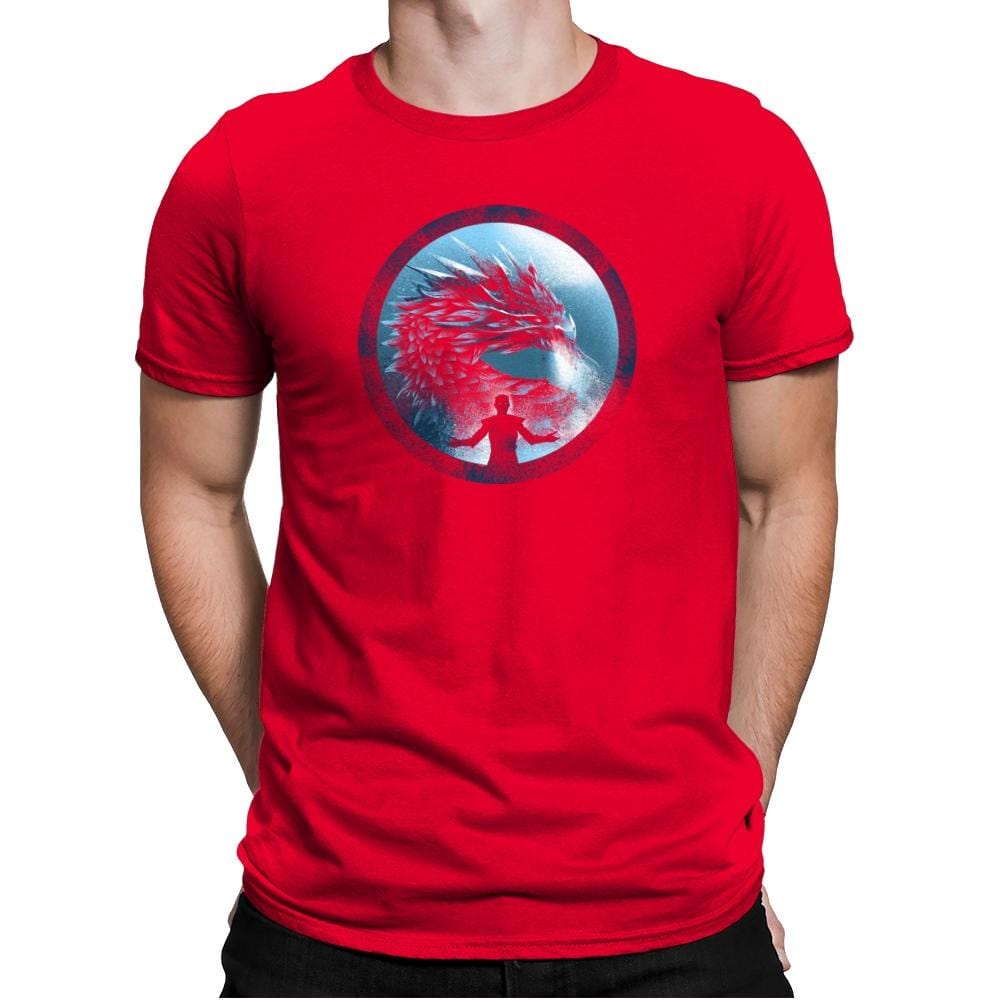 The Night's Dragon - Game of Shirts - Mens Premium T-Shirts RIPT Apparel Small / Red
