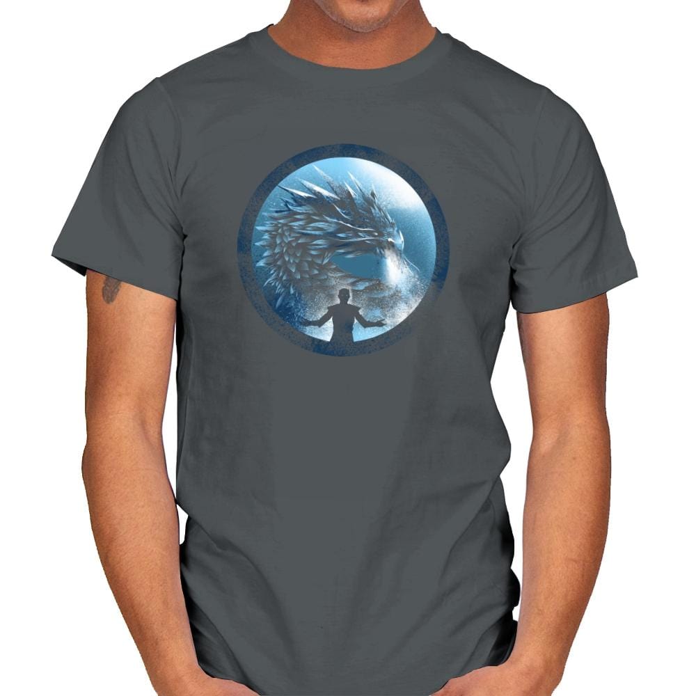 The Night's Dragon - Game of Shirts - Mens T-Shirts RIPT Apparel Small / Charcoal