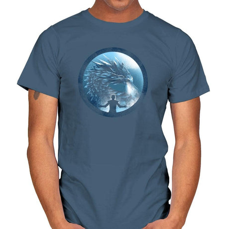 The Night's Dragon - Game of Shirts - Mens T-Shirts RIPT Apparel Small / Indigo Blue
