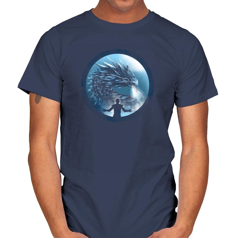 The Night's Dragon - Game of Shirts - Mens T-Shirts RIPT Apparel Small / Navy