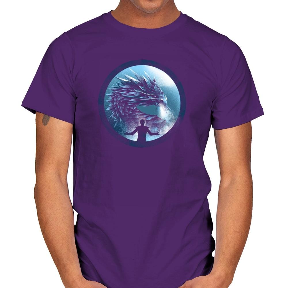 The Night's Dragon - Game of Shirts - Mens T-Shirts RIPT Apparel Small / Purple