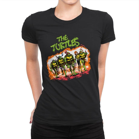 The Ninja Warriors - Womens Premium T-Shirts RIPT Apparel Small / Black