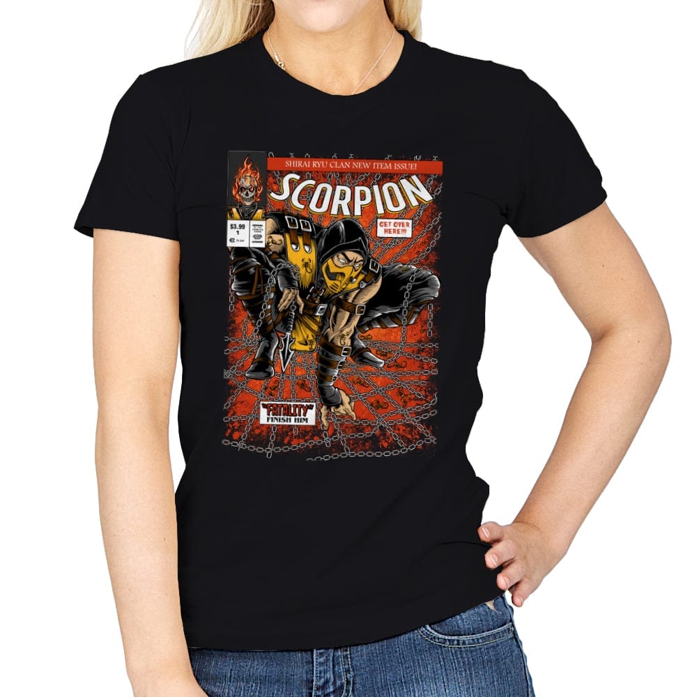 The Ninja - Womens T-Shirts RIPT Apparel Small / Black