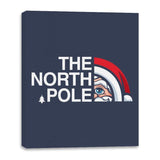 The North Pole - Canvas Wraps Canvas Wraps RIPT Apparel 16x20 / Navy