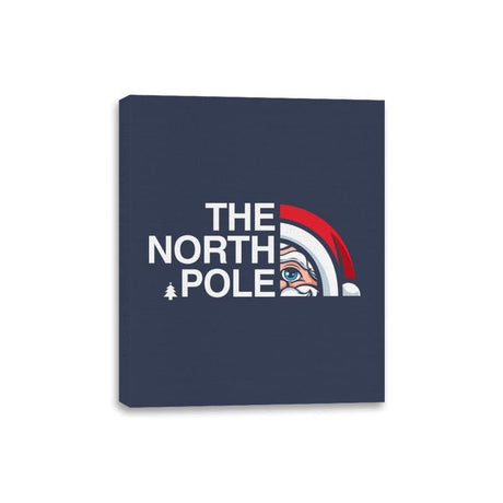 The North Pole - Canvas Wraps Canvas Wraps RIPT Apparel 8x10 / Navy
