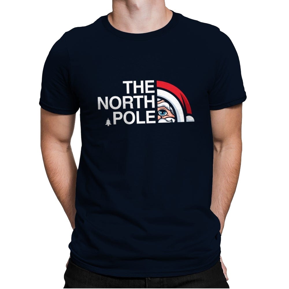 The North Pole - Mens Premium T-Shirts RIPT Apparel Small / Midnight Navy