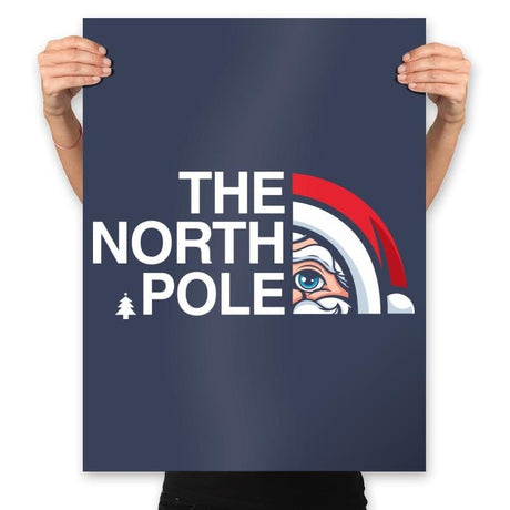 The North Pole - Prints Posters RIPT Apparel 18x24 / Navy