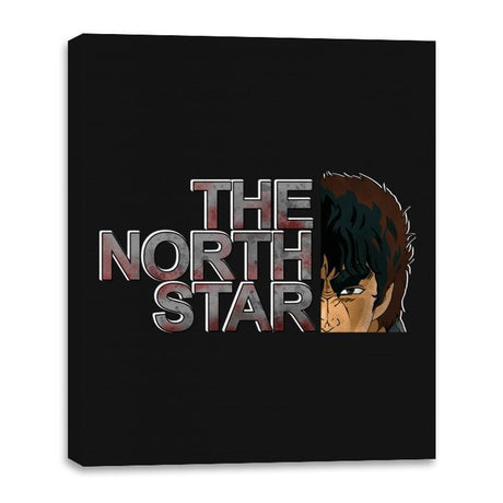 The North Star - Canvas Wraps Canvas Wraps RIPT Apparel 16x20 / Black