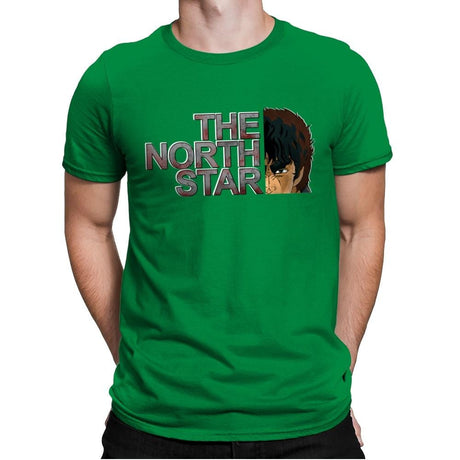 The North Star - Mens Premium T-Shirts RIPT Apparel Small / Kelly Green
